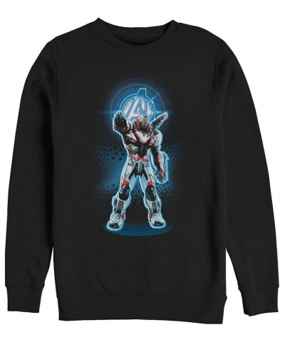 Marvel Men's Avengers Endgame War Machine Armor Suit, Crewneck Fleece Black $29.14 Sweatshirt