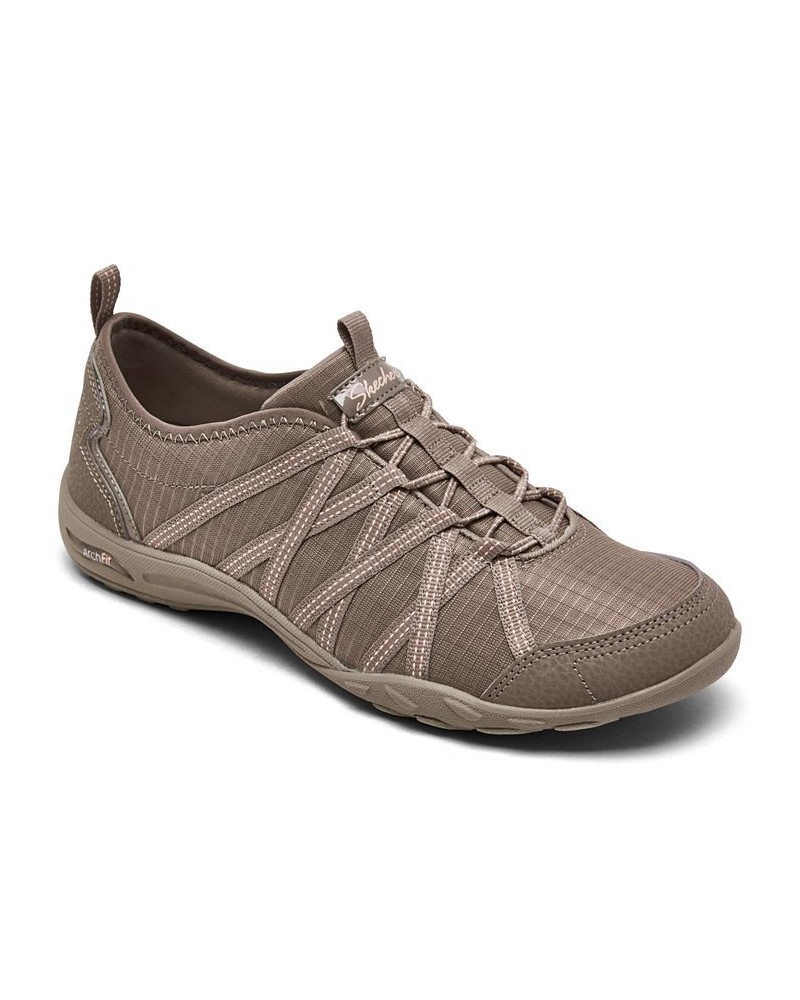 Women's Arch Fit Comfy - Paradise Found Slip-On Walking Sneakers Tan/Beige $39.60 Shoes