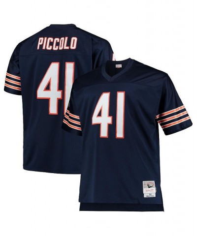 Men's Brian Piccolo Navy Chicago Bears Big and Tall 1969 Retired Player Replica Jersey $79.90 Jersey