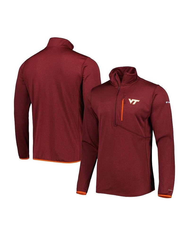 Men's Maroon Virginia Tech Hokies Park View Omni-Wick Half-Zip Top $38.40 Sweatshirt