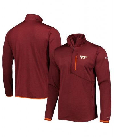 Men's Maroon Virginia Tech Hokies Park View Omni-Wick Half-Zip Top $38.40 Sweatshirt