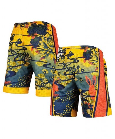 Men's Gold Golden State Warriors Lunar New Year Swingman Shorts $53.75 Shorts