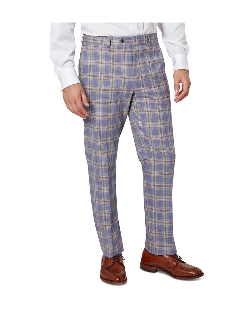 Men's Classic-Fit Patterned Suit Pants PD03 $33.21 Suits