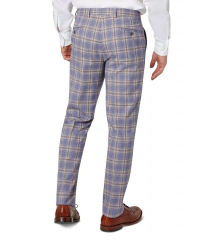 Men's Classic-Fit Patterned Suit Pants PD03 $33.21 Suits