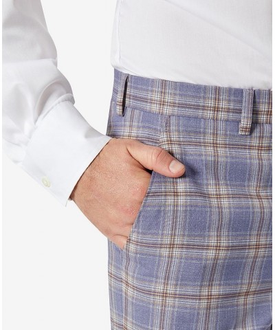 Men's Classic-Fit Patterned Suit Pants PD03 $33.21 Suits