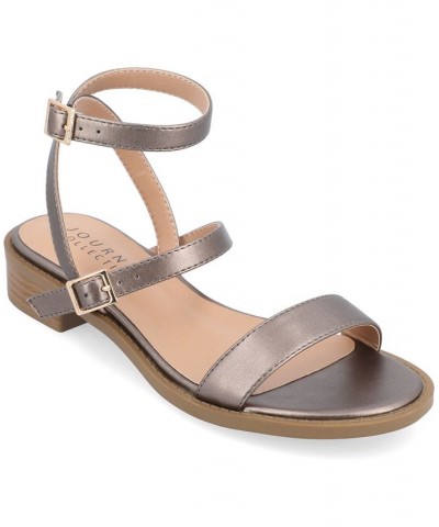 Women's Gigie Strappy Sandal Silver $39.60 Shoes