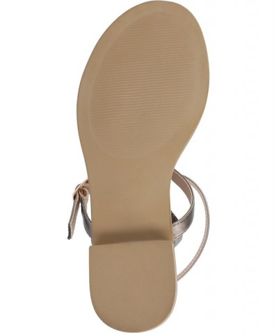 Women's Gigie Strappy Sandal Silver $39.60 Shoes