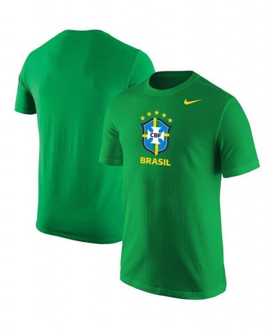 Men's Green Brazil National Team Core T-shirt $21.19 T-Shirts