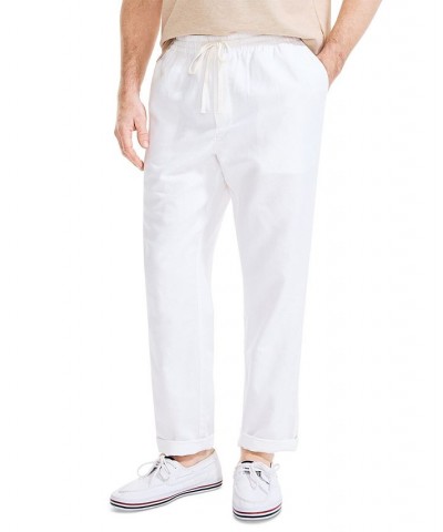 Men's Classic-Fit Elastic Drawstring Linen Pant PD01 $26.65 Pants