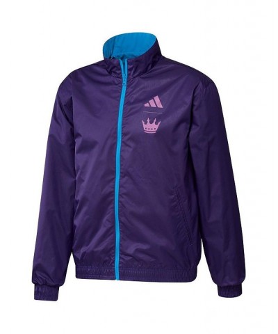 Men's Blue, Purple Charlotte FC 2023 On-Field Anthem Full-Zip Reversible Team Jacket $42.00 Jackets