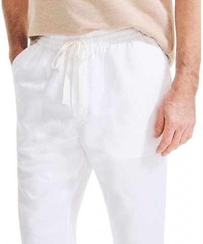 Men's Classic-Fit Elastic Drawstring Linen Pant PD01 $26.65 Pants