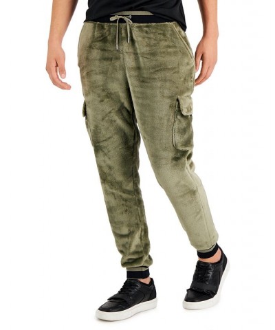 I.N.C. International Concepts Men's Regular-Fit Ribbed Velour Cargo Joggers PD05 $15.52 Pants