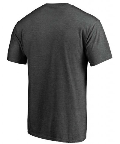 Men's Heathered Charcoal Las Vegas Raiders Victory Arch T-shirt $13.33 T-Shirts