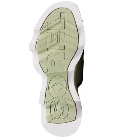 Women's Kinetic Impact Slip-On Wedge Slide Sandals Green $43.40 Shoes