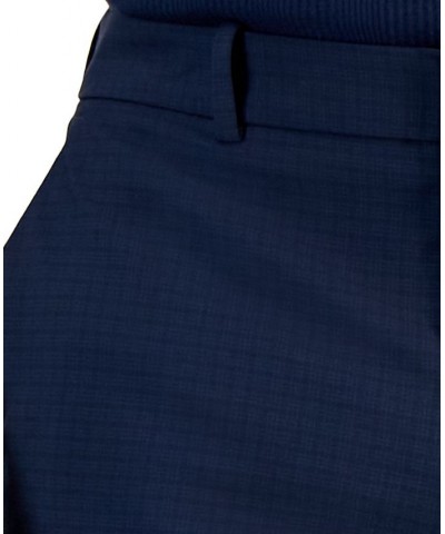 Men's Modern-Fit Stretch Resolution Dress Pants Blue $24.07 Pants