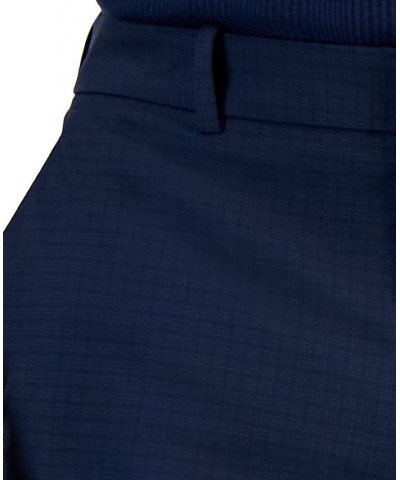 Men's Modern-Fit Stretch Resolution Dress Pants Blue $24.07 Pants