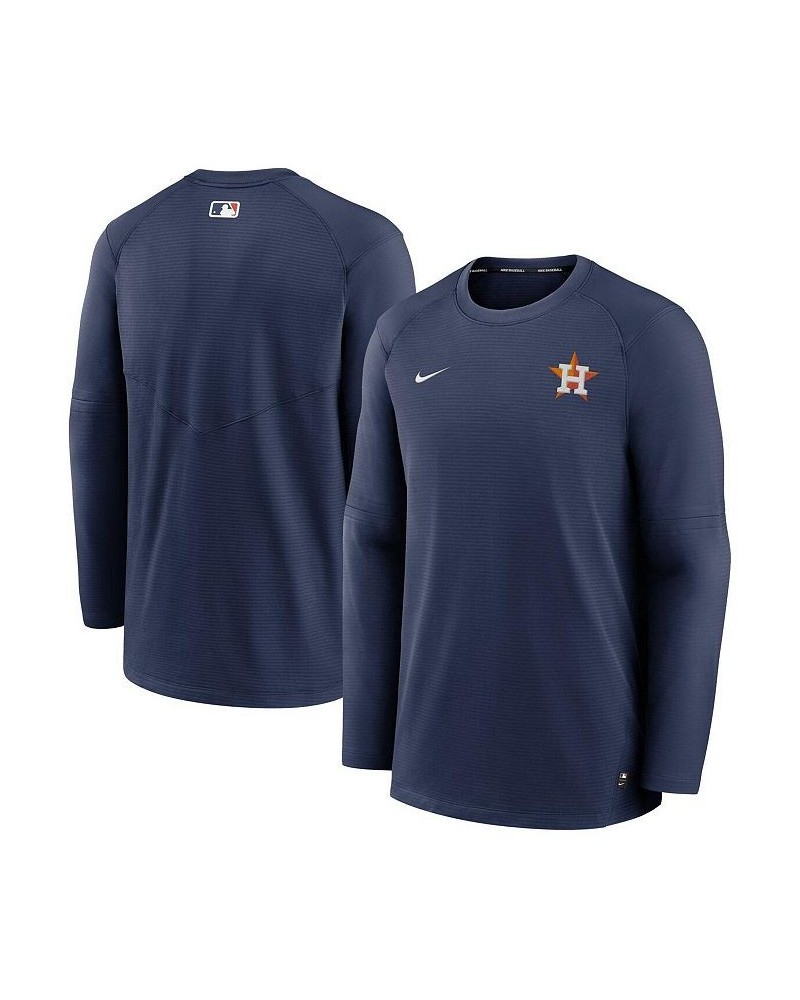 Men's Navy Houston Astros Authentic Collection Logo Performance Long Sleeve T-shirt $45.89 T-Shirts