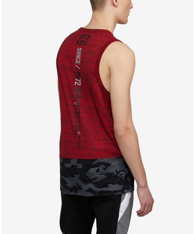 Men's Camo Bib Tank Top Red $22.08 T-Shirts