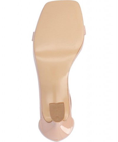 Women's Jeanne Platform Heel Tan/Beige $46.00 Shoes