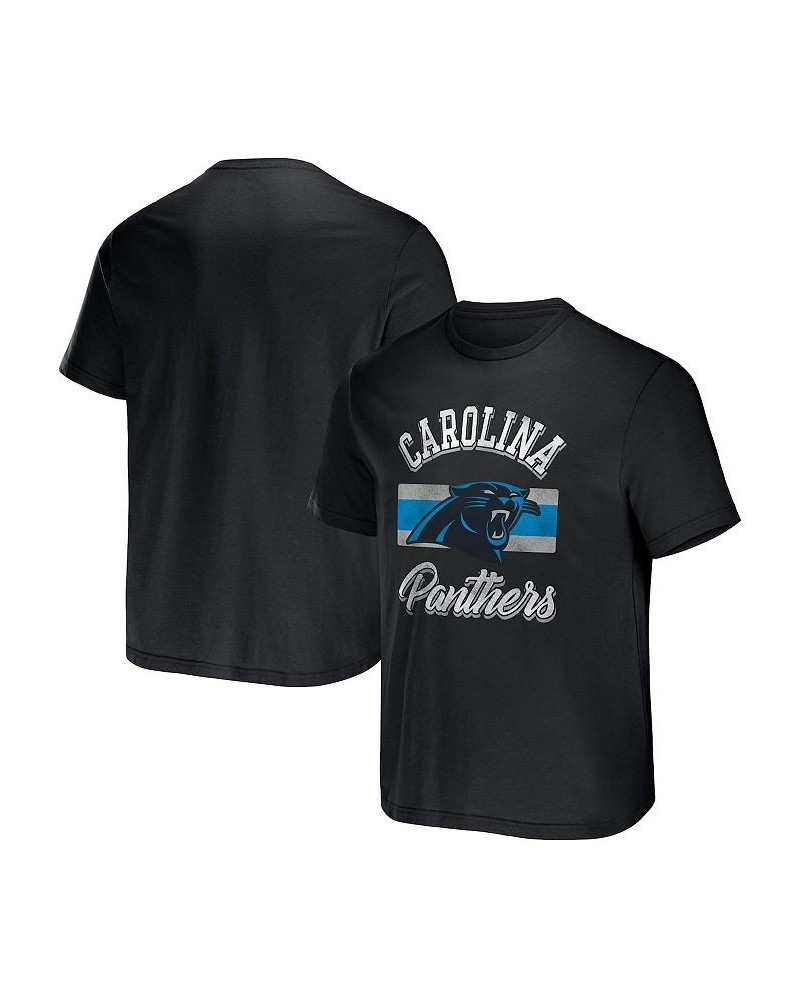 Men's NFL x Darius Rucker Collection by Black Carolina Panthers T-shirt $17.55 T-Shirts