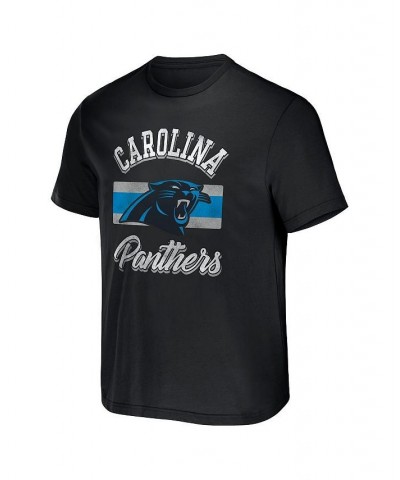 Men's NFL x Darius Rucker Collection by Black Carolina Panthers T-shirt $17.55 T-Shirts