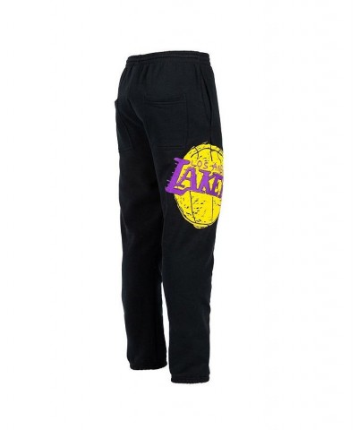 Men's Black Los Angeles Lakers Sweatpants $40.80 Pants