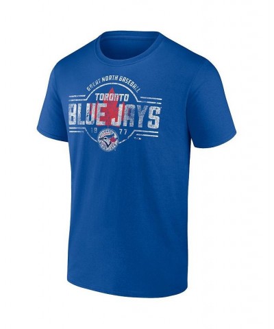 Men's Branded Royal Toronto Blue Jays Hometown Collection Great North T-shirt $13.12 T-Shirts