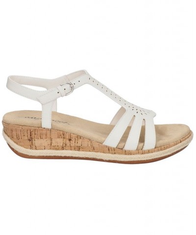 Women's Dorinda Wedge Sandals White $32.90 Shoes