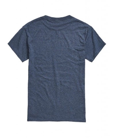 Men's Let It Snow Short Sleeve T-shirt Blue $20.29 T-Shirts