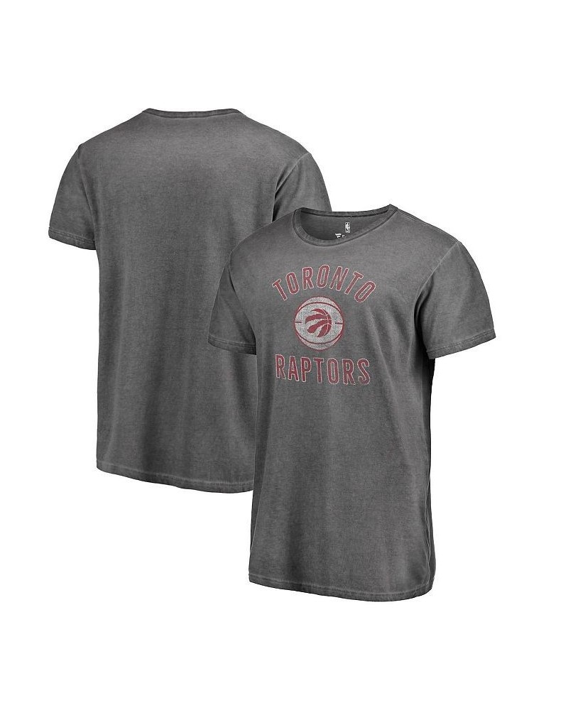 Men's Black Toronto Raptors Icon Shadow Washed T-shirt $16.00 T-Shirts