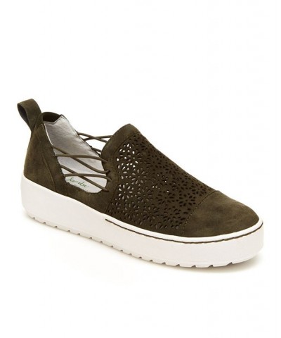 Women's Erin Casual Slip-Ons Green $48.79 Shoes