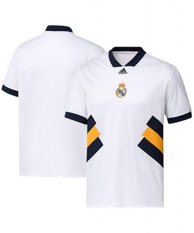 Men's White Real Madrid Football Icon Jersey $45.00 Jersey