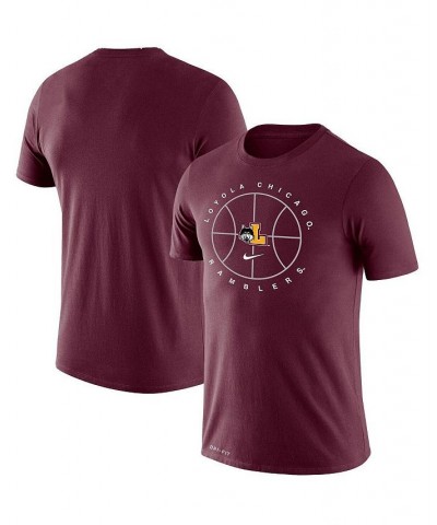 Men's Maroon Loyola Chicago Ramblers Basketball Icon Legend Performance T-shirt $23.00 T-Shirts