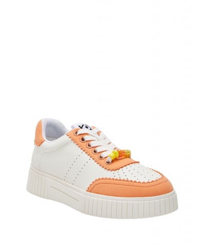 Women's The Skatter Bead Lace-Up Sneakers PD03 $39.60 Shoes