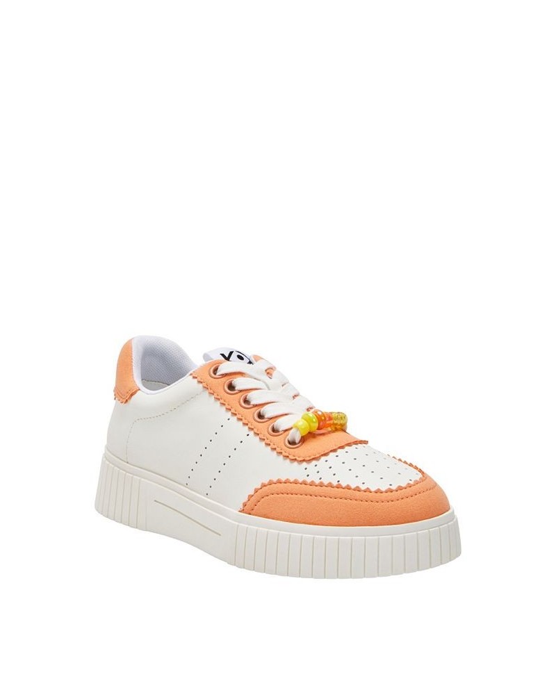 Women's The Skatter Bead Lace-Up Sneakers PD03 $39.60 Shoes