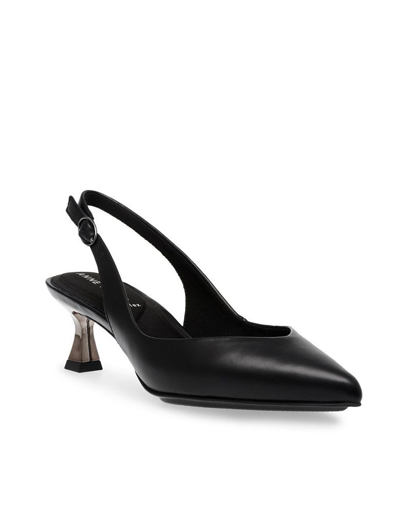 Women's Idream Kitten Heel Shoe Black $54.45 Shoes