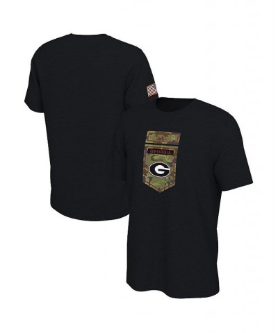 Men's Black Georgia Bulldogs Veterans Camo T-shirt $20.39 T-Shirts