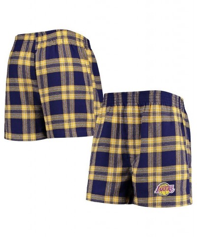 Men's Purple, Gold Los Angeles Lakers Fall '21 Takeaway Boxers $15.11 Underwear