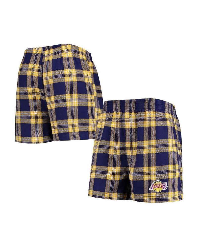 Men's Purple, Gold Los Angeles Lakers Fall '21 Takeaway Boxers $15.11 Underwear