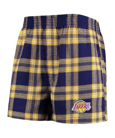 Men's Purple, Gold Los Angeles Lakers Fall '21 Takeaway Boxers $15.11 Underwear