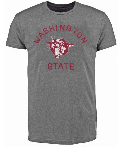 Men's Heathered Gray Washington State Cougars Vintage-Like Tri-Blend T-shirt $18.45 T-Shirts