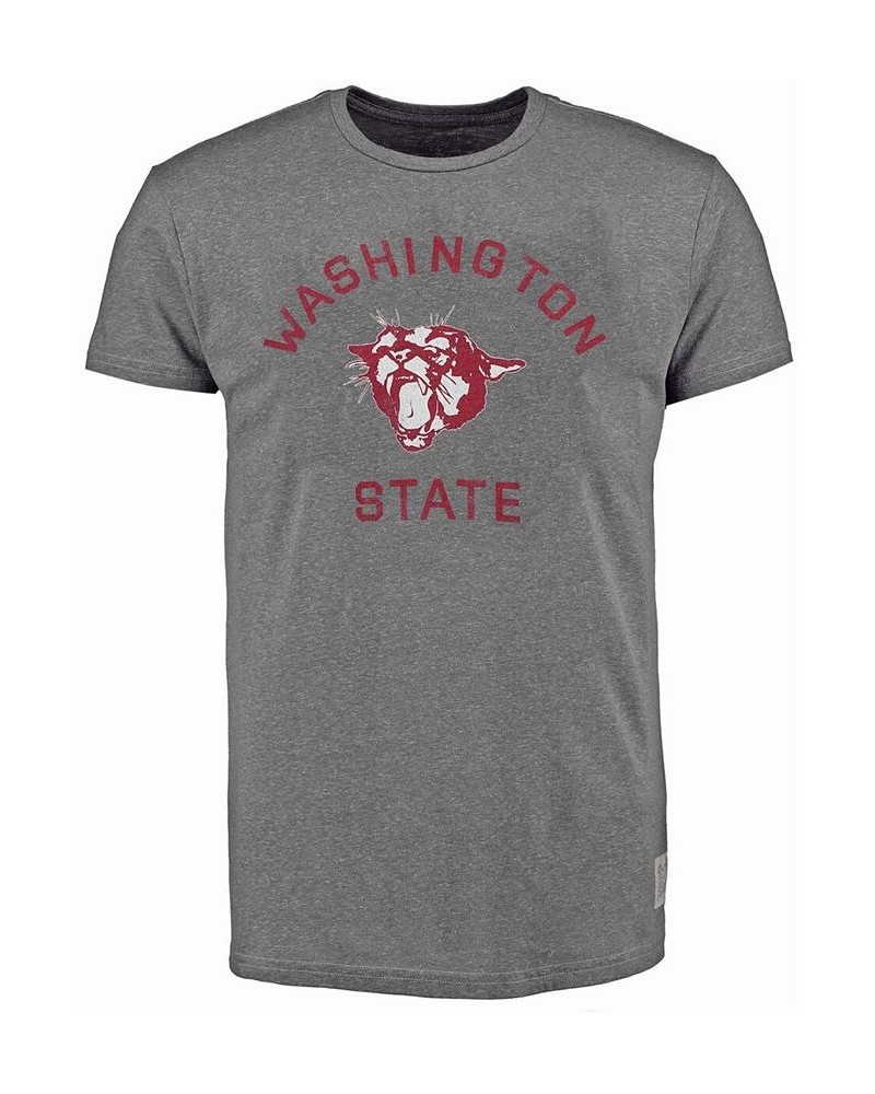 Men's Heathered Gray Washington State Cougars Vintage-Like Tri-Blend T-shirt $18.45 T-Shirts