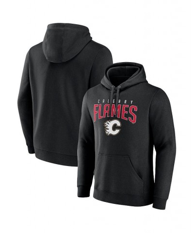 Men's Branded Black Calgary Flames Special Edition 2.0 Wordmark Pullover Hoodie $25.42 Sweatshirt