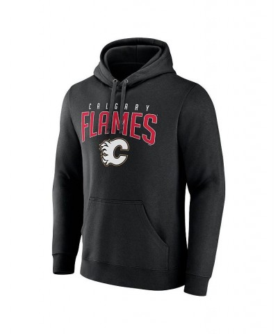 Men's Branded Black Calgary Flames Special Edition 2.0 Wordmark Pullover Hoodie $25.42 Sweatshirt