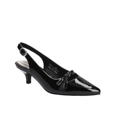 Women's Emerin Slingback Pumps Black $35.00 Shoes