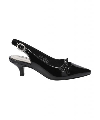 Women's Emerin Slingback Pumps Black $35.00 Shoes