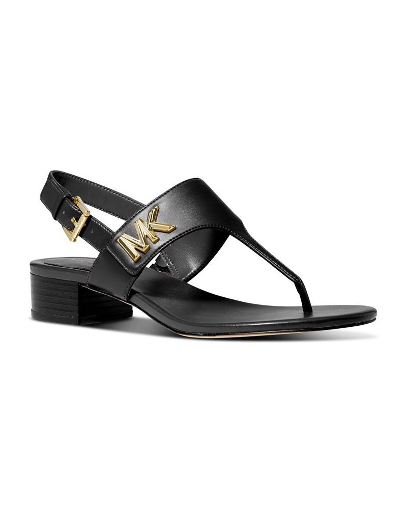 Women's Jilly T-Strap Dress Sandals Black $43.60 Shoes