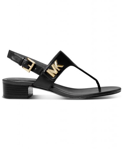 Women's Jilly T-Strap Dress Sandals Black $43.60 Shoes