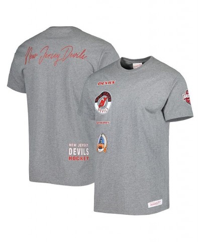 Men's Heather Gray New Jersey Devils City Collection T-shirt $32.50 T-Shirts