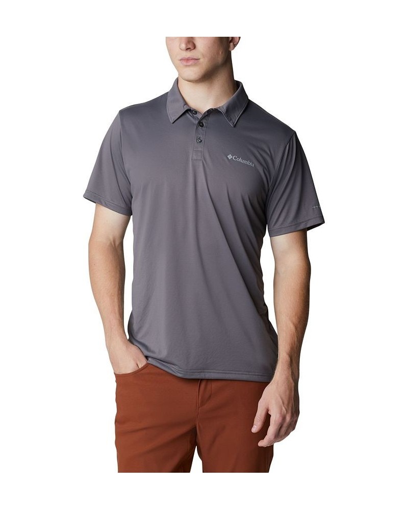 Men's Hike Polo Shirt Gray $21.19 Polo Shirts